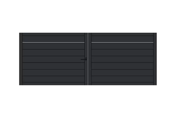 Portail Aluminium CENTAURE H.137 x L.357