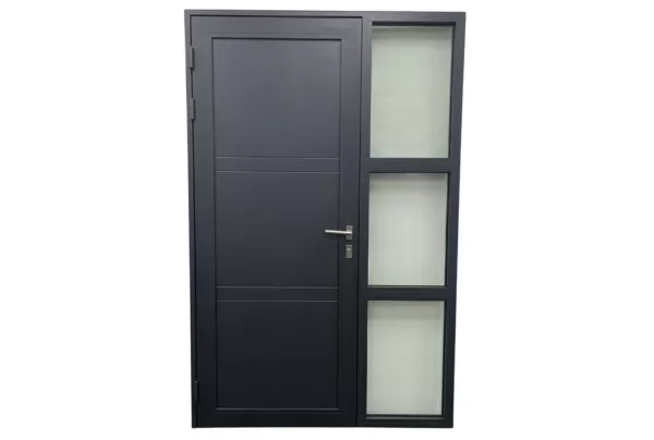 Porte d'entrée Aluminium TECHNAL LIGHT DESIGN H.215 x L.140