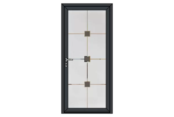 Porte d'entrée Aluminium TECHNAL modèle PS319 H.215 x L.90