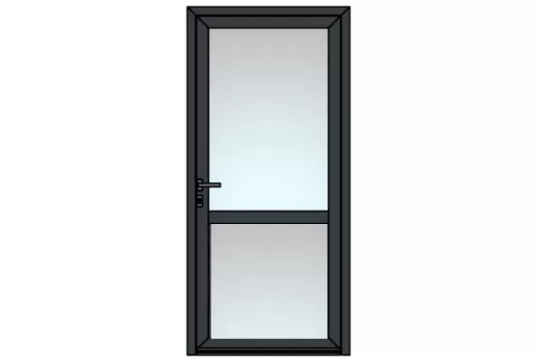 Porte Aluminium TECHNAL ouverture extérieure a...