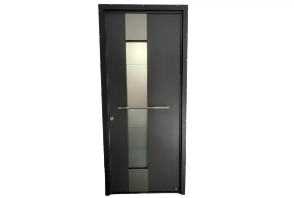 Porte d'entrée Aluminium HORMANN Thermosafe 697 H.220 L.98