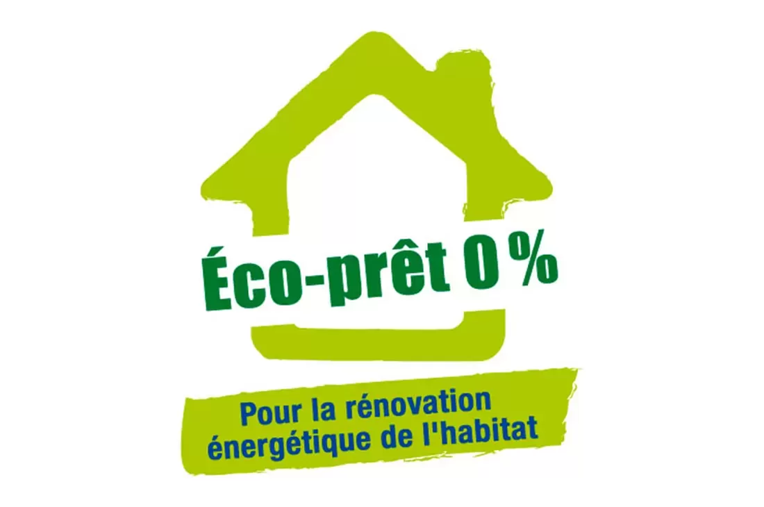 Logo ECO-PTZ Prêt à taux zéro amélioration performance énerg